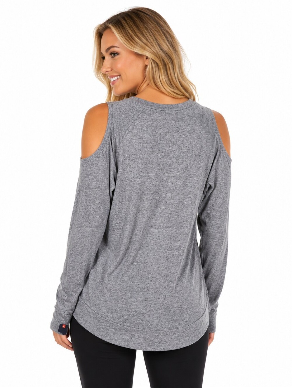 Fanatics NFL Baltimore Ravens Team Ambition Cold Shoulder Long Sleeve Top 2X NWT - Picture 2 of 15